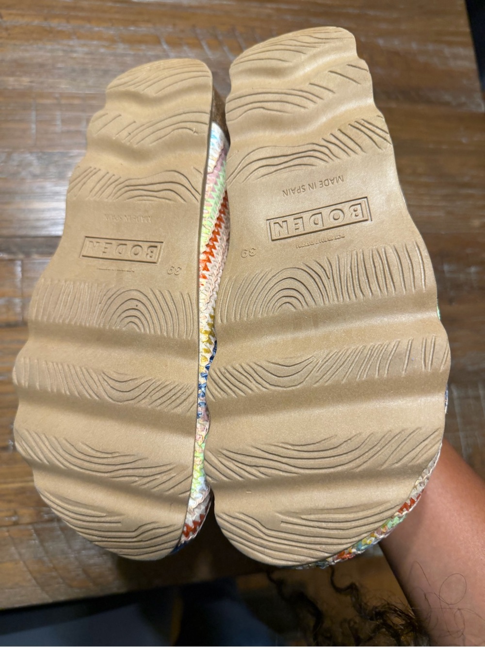 Boden Multicolor Knit Slip-On Clogs - Picture 8 of 8